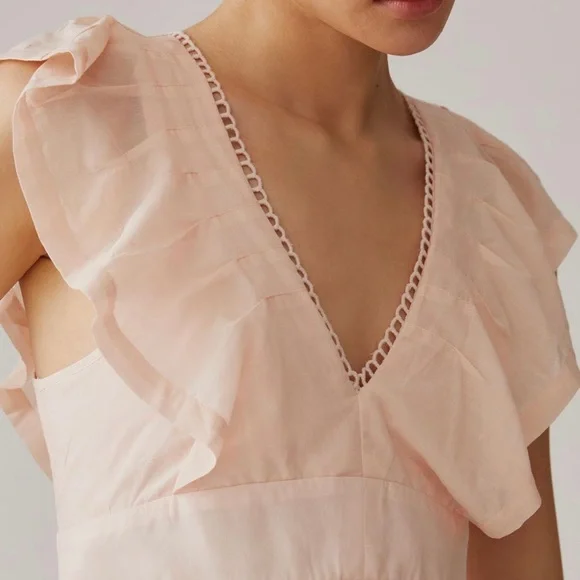 Anthropologie V-Neck Plunge Tunic Mini Dress - Picture 12 of 14